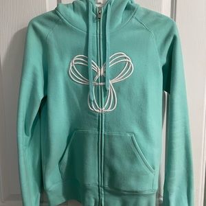 Aritzia TNA Pacific Turquoise Zip-up Hoodie - Size Small